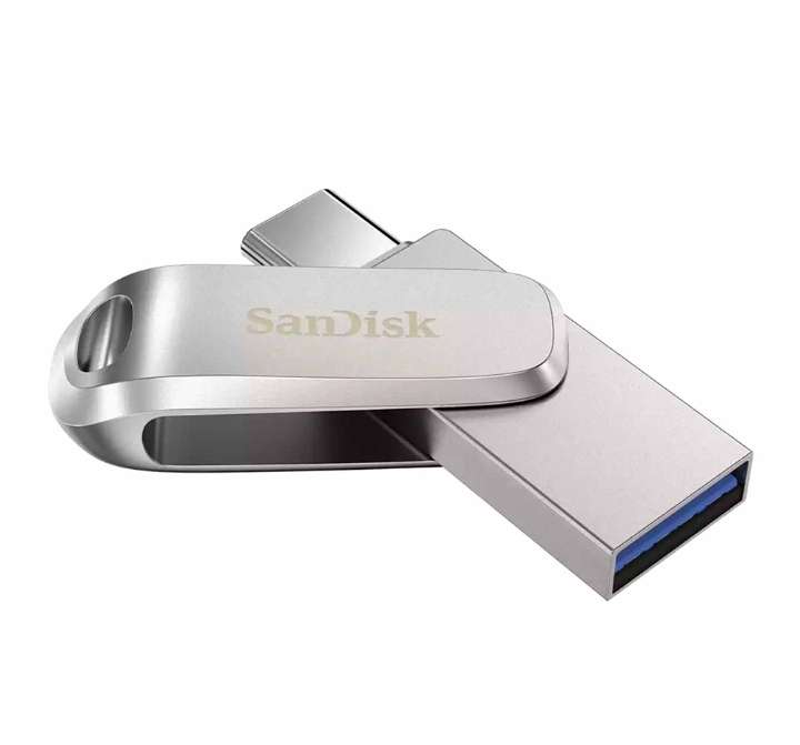 فلش مموری سن دیسک مدل Dual Drive Luxe USB Type-C ظرفیت 32 گیگابایت