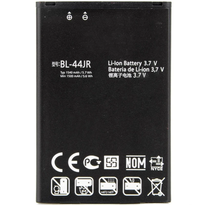 باتری موبایل مدل BL-44JR با ظرفیت 1540mAh مناسب برای گوشی موبایل ال جی LG  D160 I40
