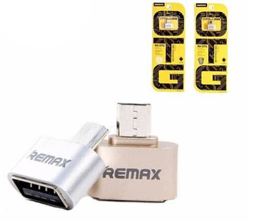 مبدل /دانگل USB OTG  به micro usb برند ریمکس (پکدار)