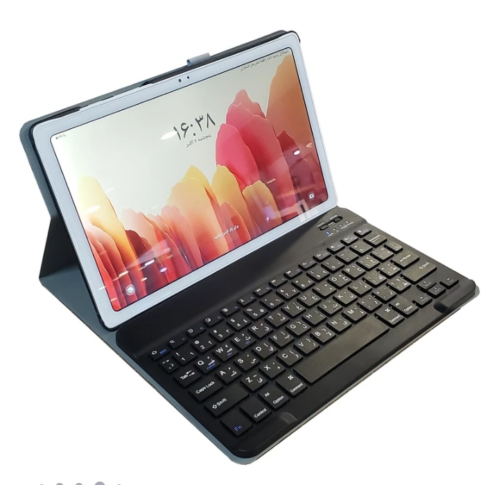 کیف تبلت اصلی سامسونگ + S7+/S8 سامسونگ Samsung EF-DT630UBEGWW Book Cover Keyboard Slim