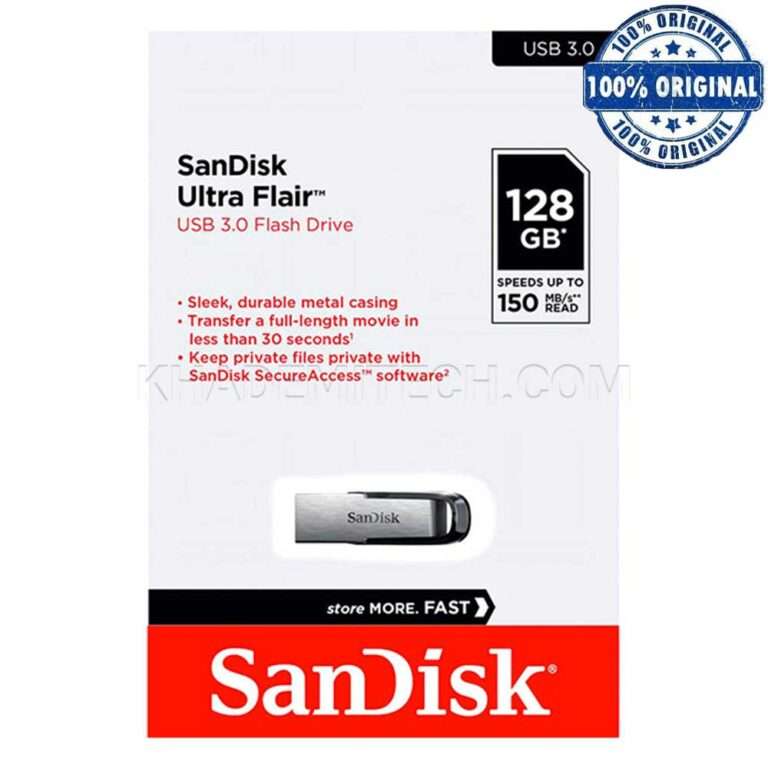 فلش مموری سن دیسک مدل Sandisk Ultra Flair USB3.0 128G گارانتی مادامMGA