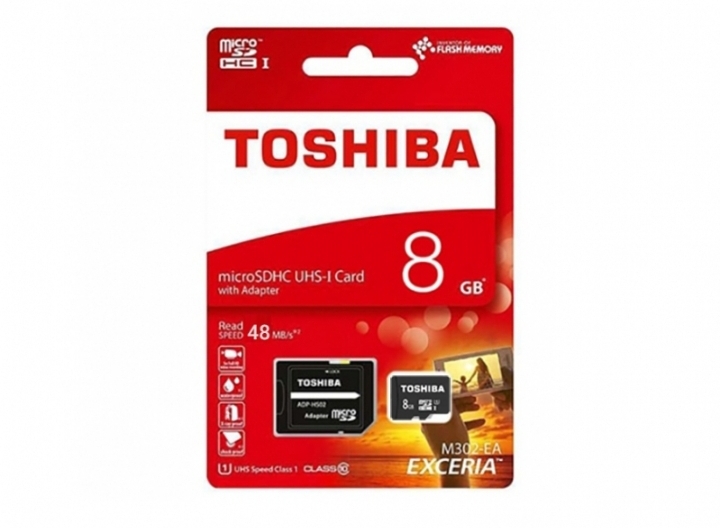 کارت حافظه توشیبا مدل M302-EA ظرفیت ۸ گیگابایت  با خشاب کلاس ۱۰    | Toshiba