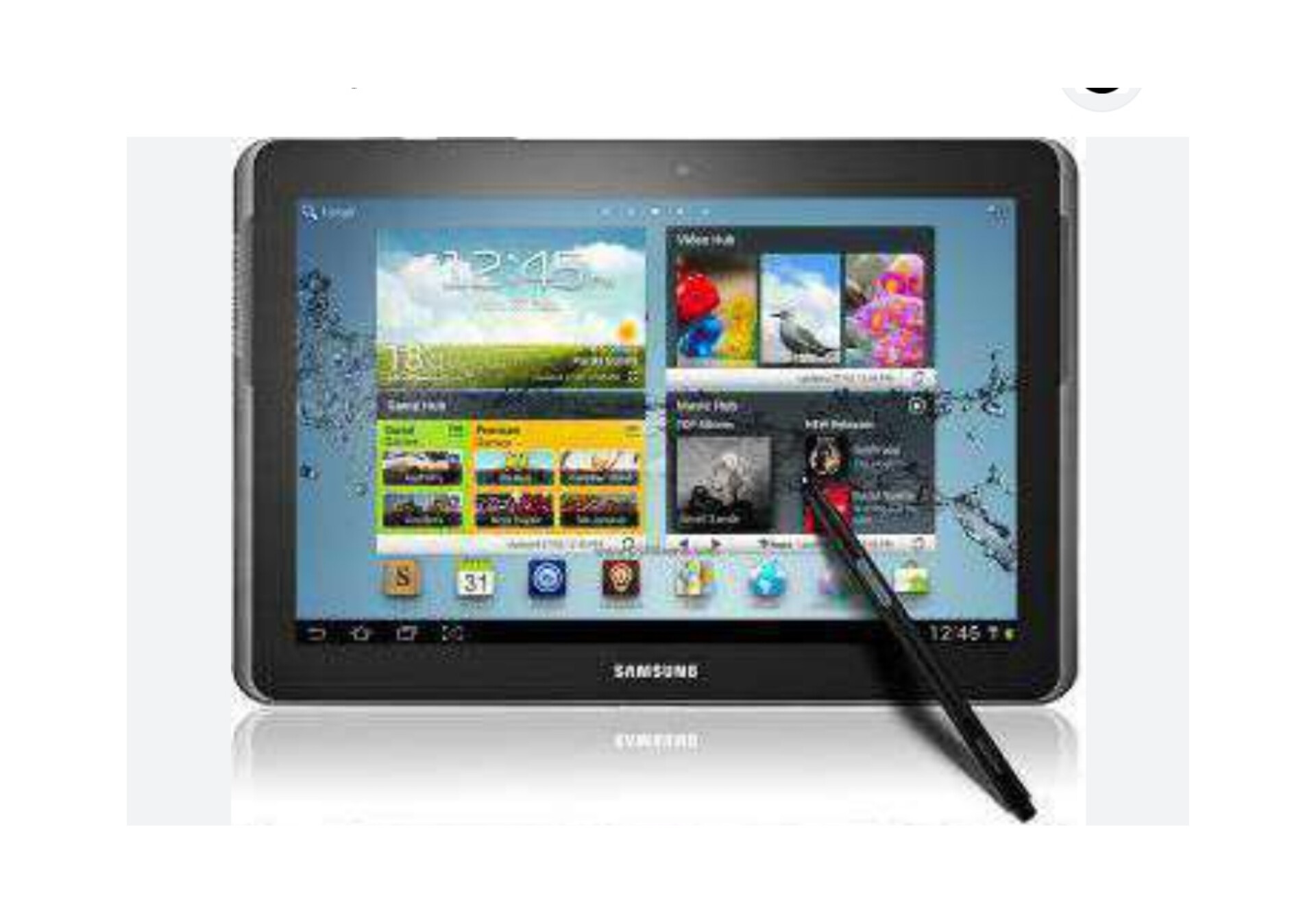 تبلت 10.1 اینچی  سامسونگ مدل نوت همراه با قلم  ا Samsung Galaxy Note N8000 16/2 GB