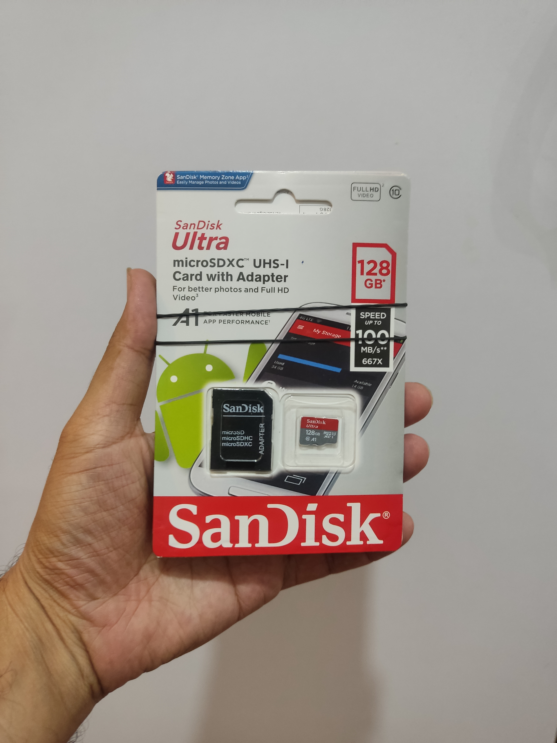 کارت حافظه  سن دیسک ظرفیت 128 گیگابایت اSanDisk microSDXC U UHS-I 120MBps