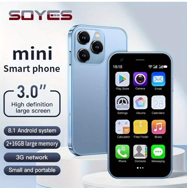 گوشی لمسی۳ اینچ طرح آیفون 15 شرکت سویس مدل    XS15 | حافظه 16 رم 2 گیگابایت ا SOYES XS15 16/2 GB