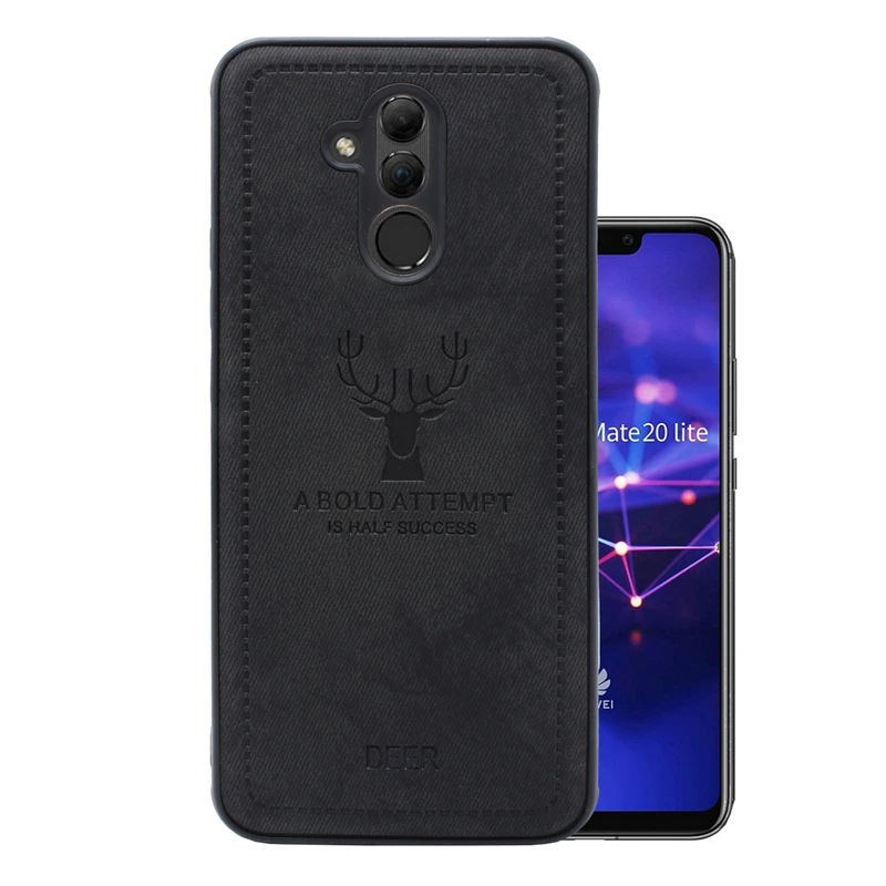 کاورچرمی پارچه ای طرح گوزن مناسب برای گوشی موبایل هواوی Mate 20 lite