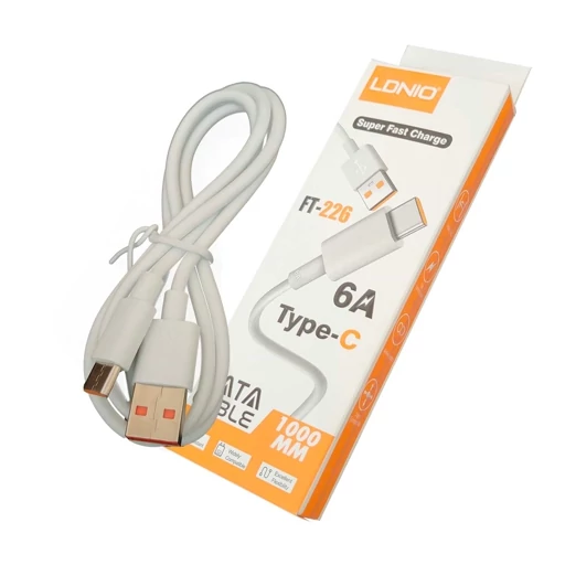 کابل شارژر تایپ سی 6 آمپر الدینیوLDNIO 6A Type C Data Cable
