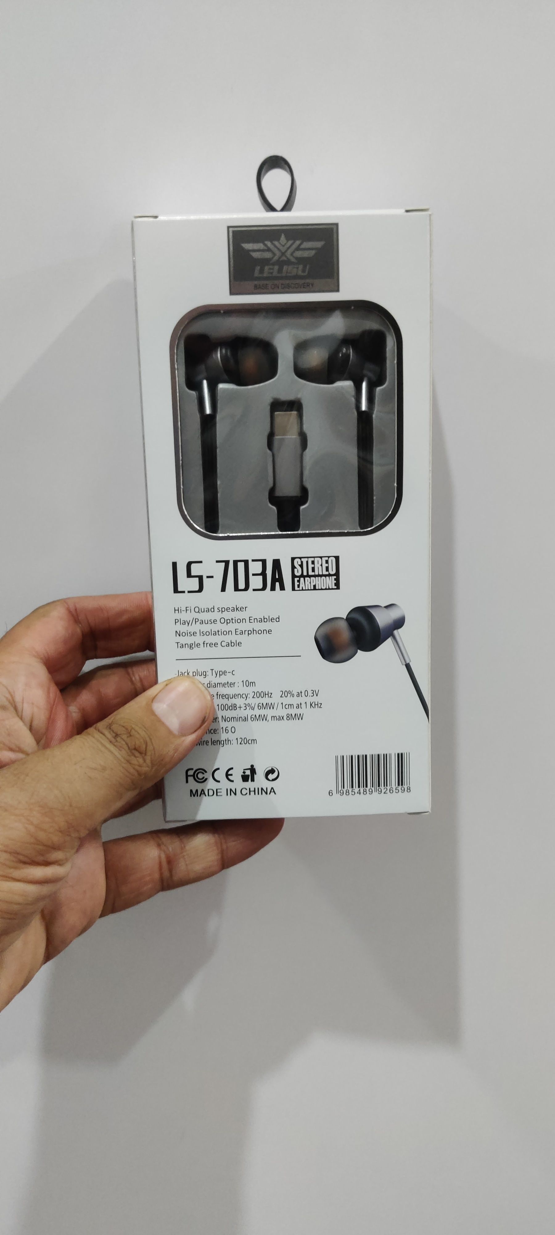 هندزفری با سیم للیسو LS-703A Lelisu LS-703A Wired Handsfree