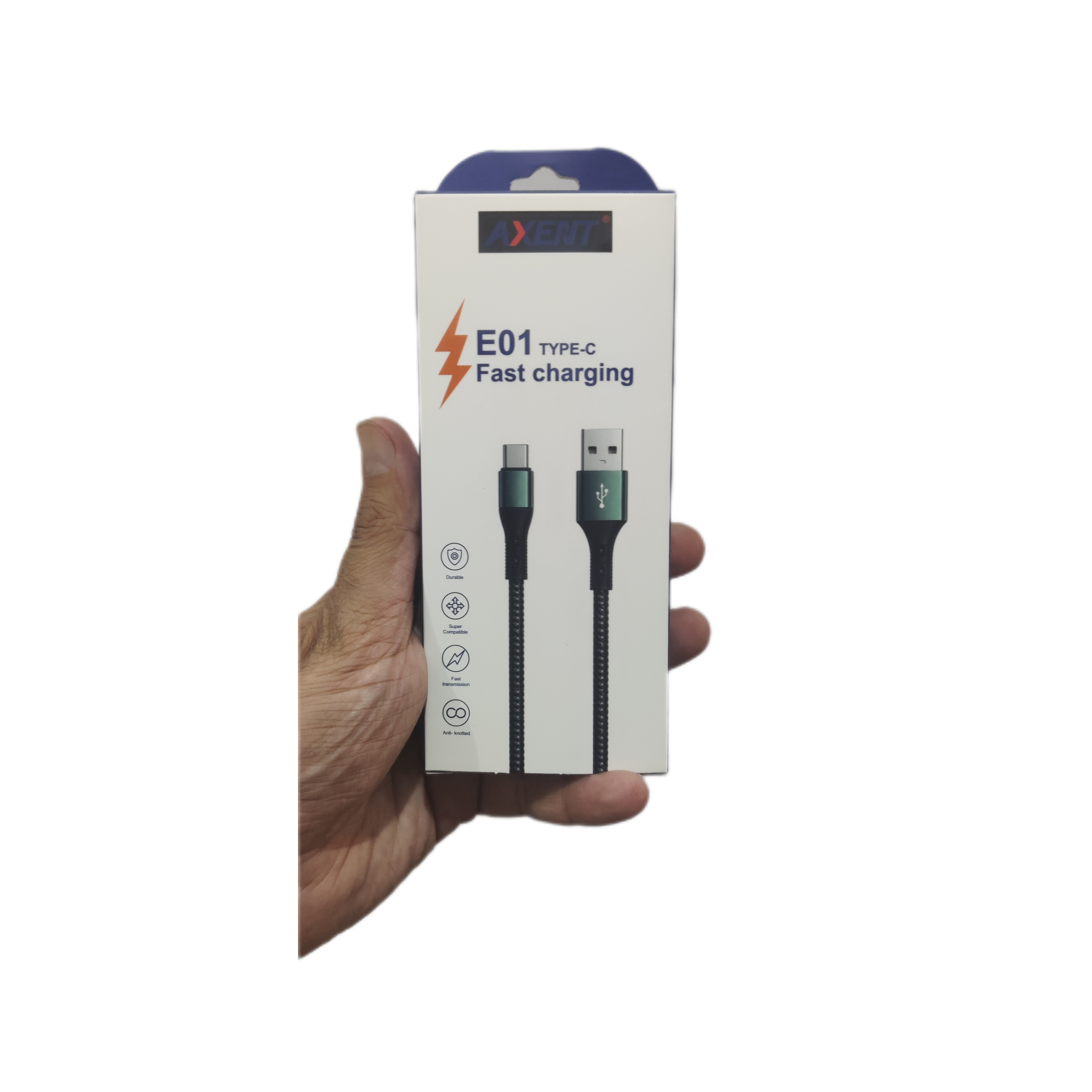کابل شارژ USB به Type-C اکسنت AXENT مدل E01 